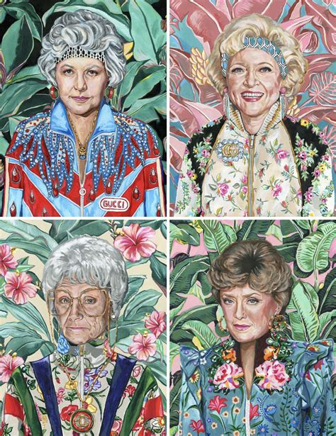 gucci golden girls art|the golden girls drawing.